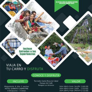 Eje Cafetero en tu Carro (Adultos)